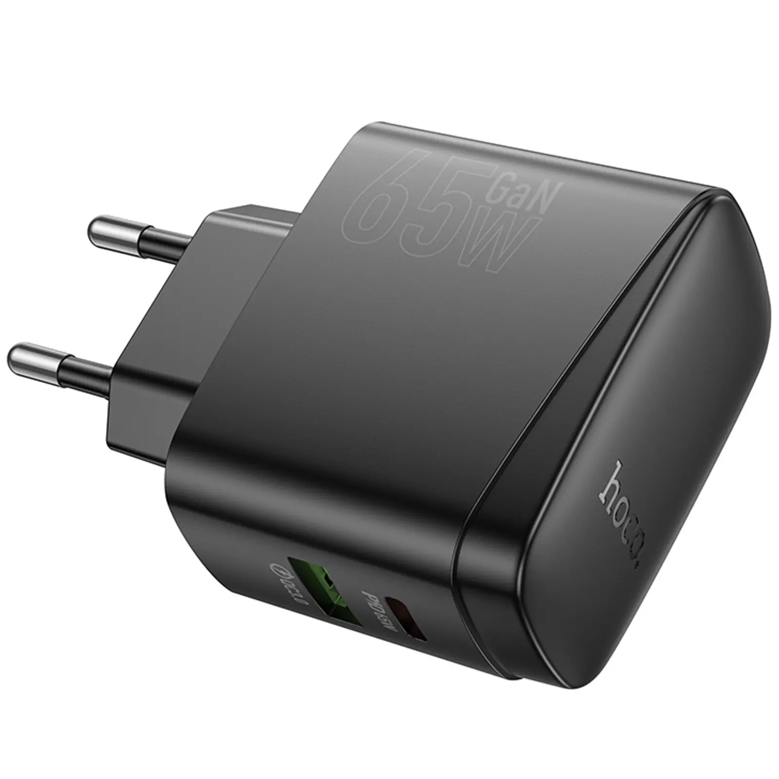 МЗП Hoco CS63A Bright PD65W+QC3.0 (1USB-A/1C), Black 2, купити оптом з доставкою