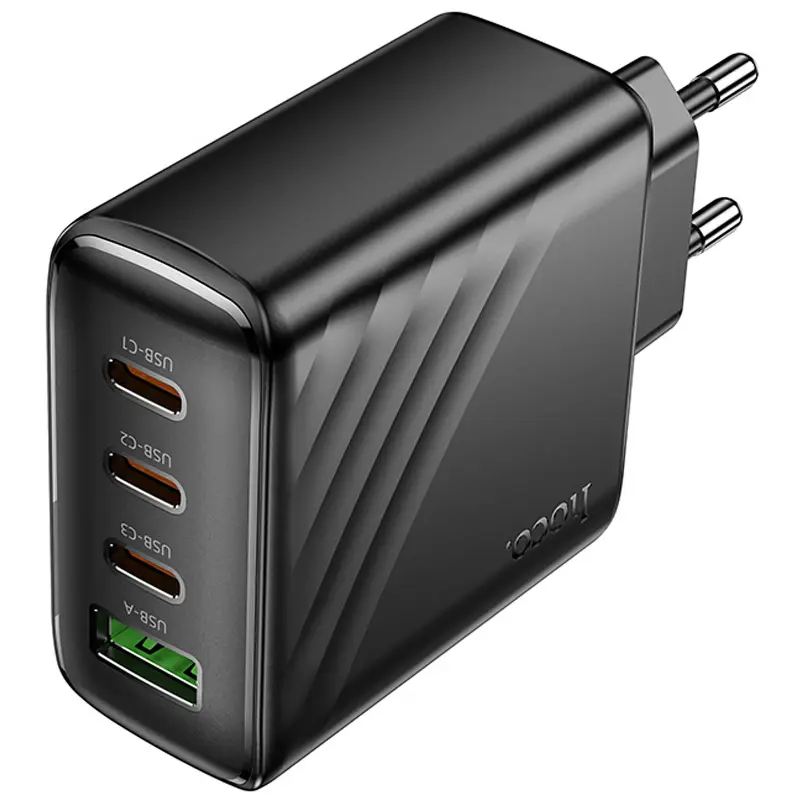 МЗП Hoco CS27A Supply PD67W+QC3.0 (1USB-A/3C), Black, купити оптом з доставкою