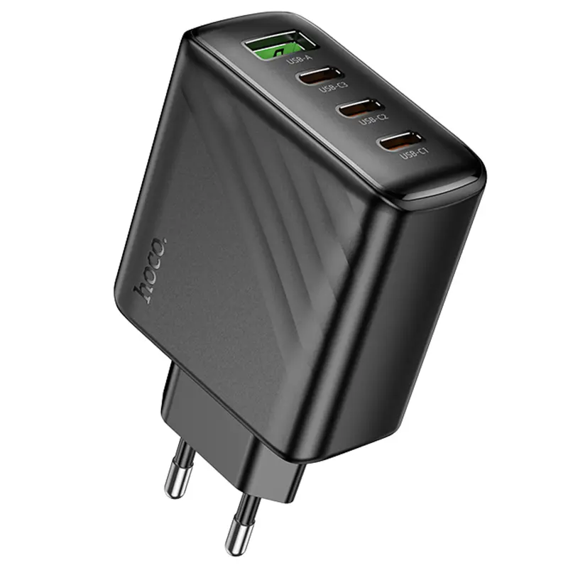 МЗП Hoco CS27A Supply PD67W+QC3.0 (1USB-A/3C), Black 3, купити оптом з доставкою