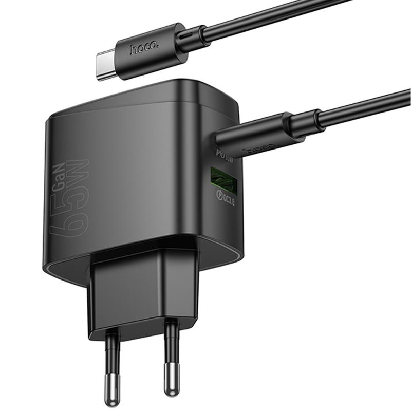 МЗП Hoco CS63A Bright PD65W (1USB-A/1C) + кабель Type-C to Type-C на малюнкі №4