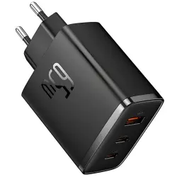 СЗУ Baseus Cube Pro Fast Charger PD65W (1USB-A/2C) (P10111404)