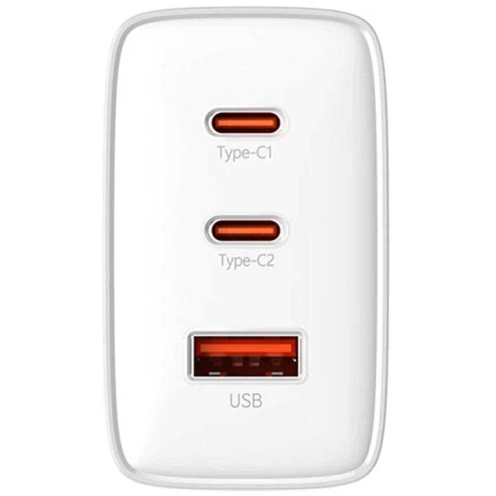МЗП Baseus Cube Pro Fast Charger PD65W (1USB-A/2C) (P10111404), Moon White 3, купити оптом з доставкою