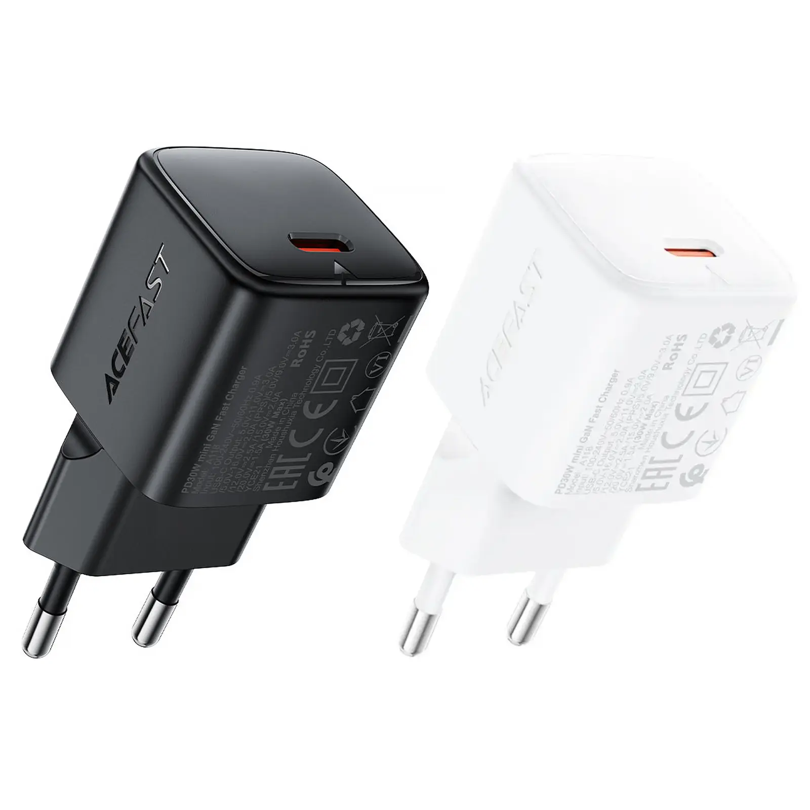 МЗП Acefast A118 PD30W GaN (1USB-C), купити оптом з доставкою