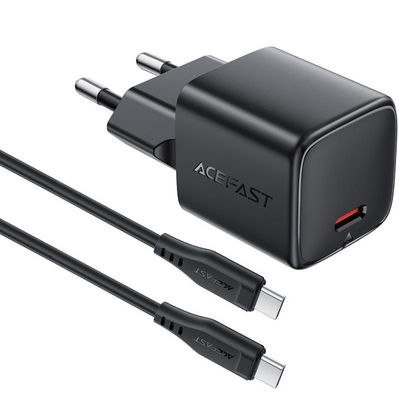 МЗП Acefast A118 PD30W GaN (1USB-C) + кабель Type-C to Type-C на малюнкі №2