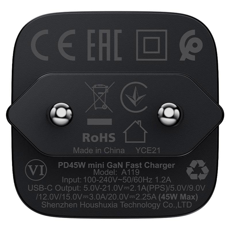 МЗП Acefast A119 PD45W GaN (1USB-C) на малюнкі №4