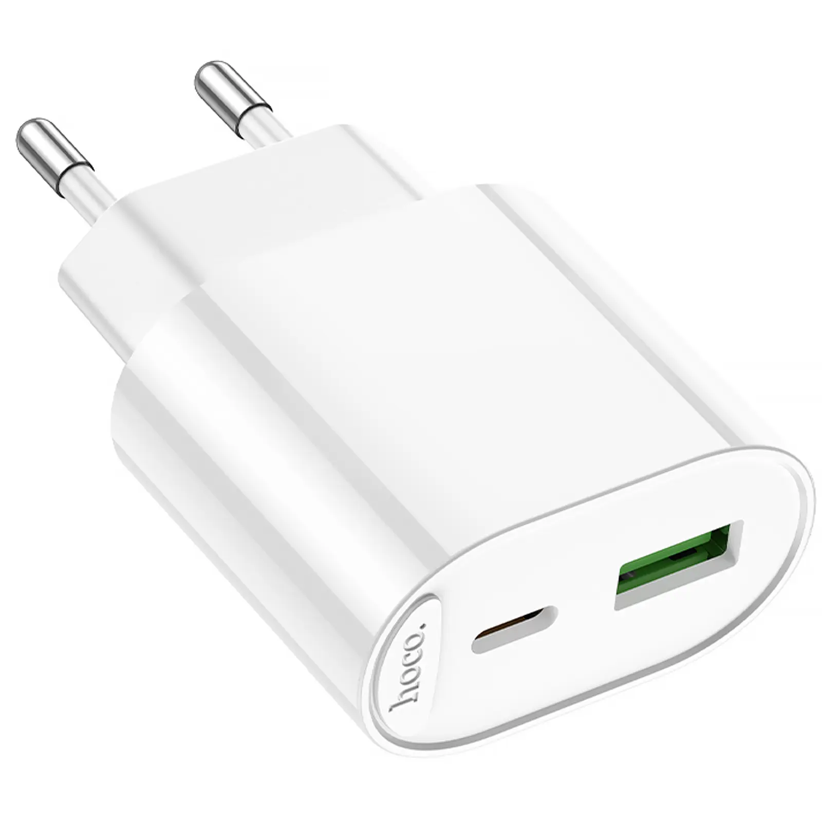 СЗУ Hoco C109A Fighter PD20W+QC3.0 (1USB-A/1C), White 3, купить оптом с доставкой