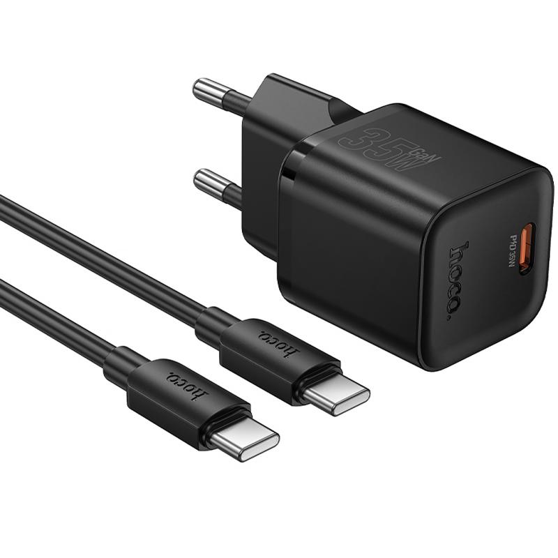 МЗП Hoco N66 Ingenious PD35W (1USB-C) + кабель Type-C to Type-C на малюнкі №2
