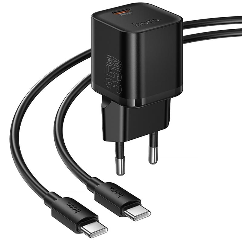 МЗП Hoco N66 Ingenious PD35W (1USB-C) + кабель Type-C to Type-C на малюнкі №3