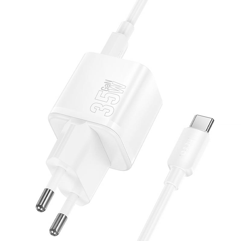 МЗП Hoco N66 Ingenious PD35W (1USB-C) + кабель Type-C to Type-C на малюнкі №3
