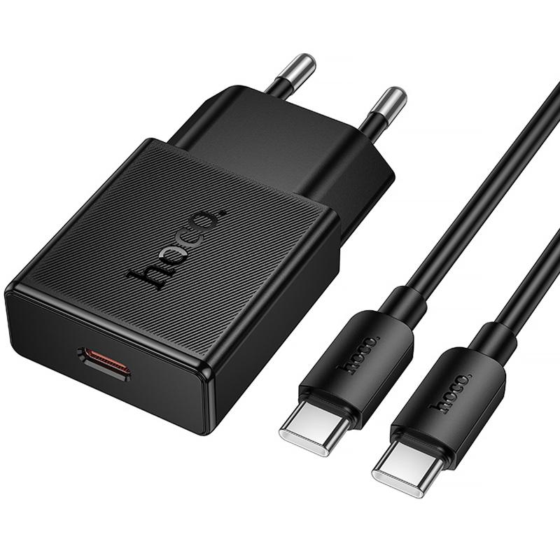 МЗП Hoco N74 Speed ultra-thin PD25W (1USB-C) + кабель Type-C to Type-C на малюнкі №2