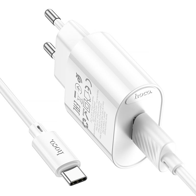 МЗП Hoco C109A Fighter 10.5W (1USB-A) + кабель USB to Type-C на малюнкі №3