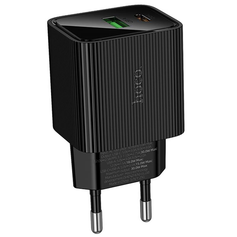МЗП Hoco CS84A Excellent with digital display PD30W+QC3.0 (1USB-A/1C) на малюнкі №6