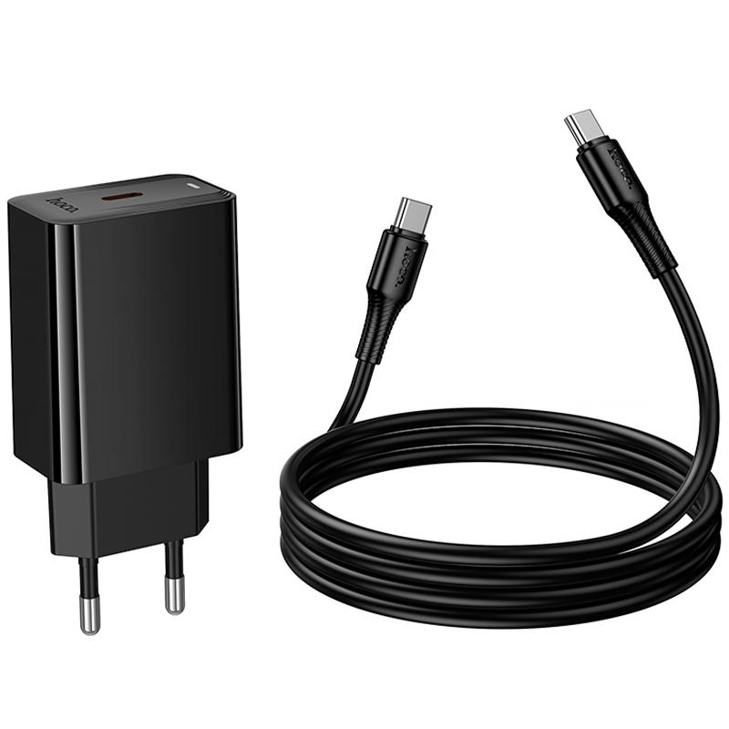 МЗП Hoco CS93A Leader PD20W (1USB-C) + кабель Type-C to Type-C на малюнкі №4