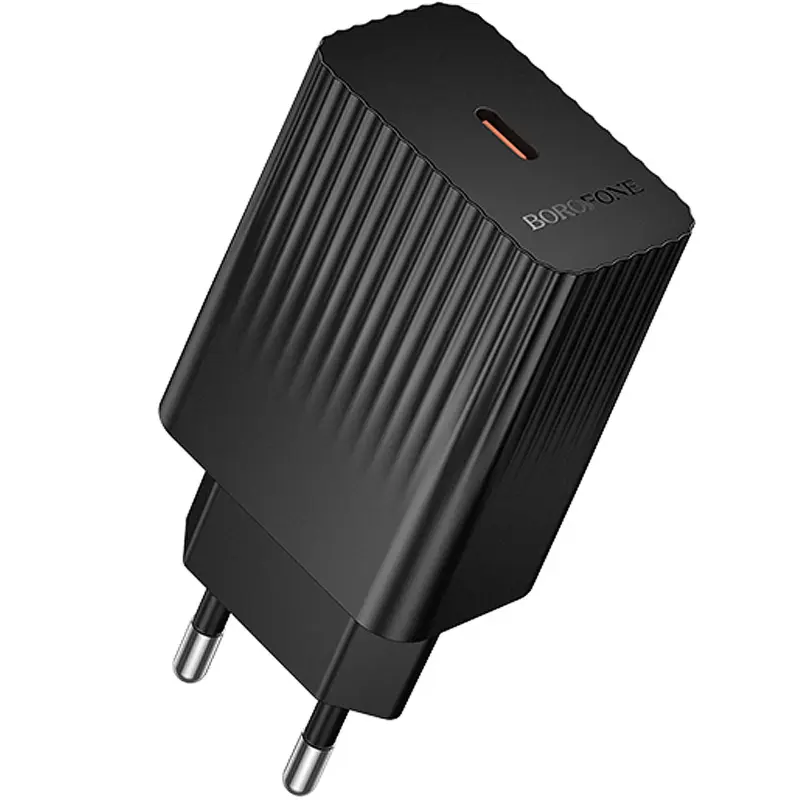 МЗП Borofone BAS73A Source PD20W (1USB-C), Black, купити оптом з доставкою