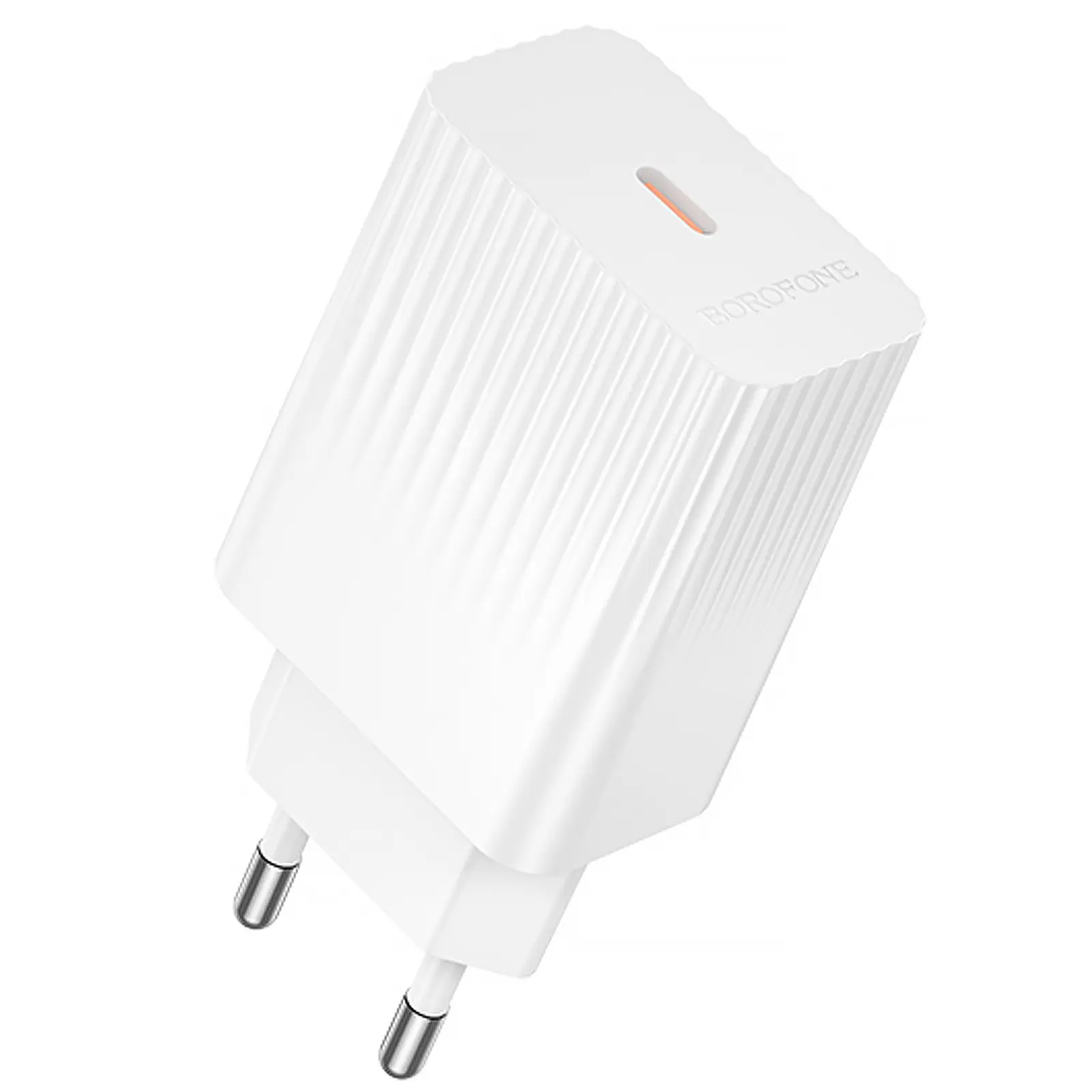 МЗП Borofone BAS73A Source PD20W (1USB-C), White, купити оптом з доставкою