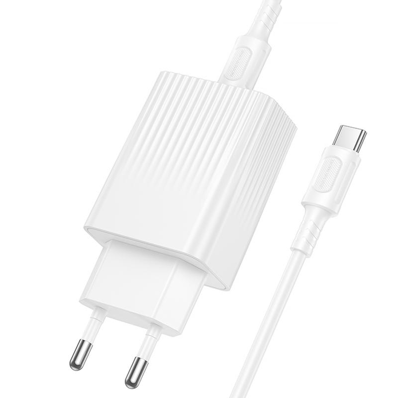 МЗП Borofone BAS73A Source PD20W (1USB-C) + кабель Type-C to Type-C на малюнкі №4