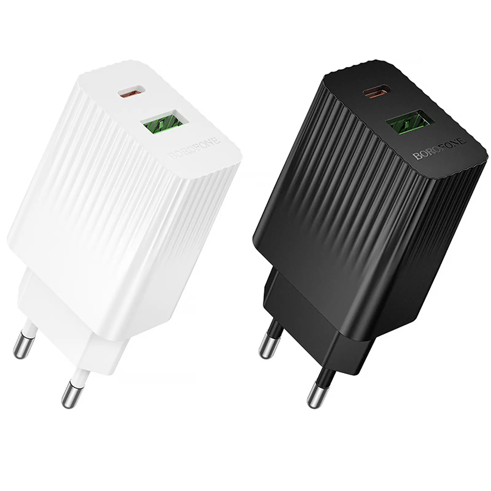 МЗП Borofone BAS76A Source PD30W+QC3.0 (1USB-A/1C), купити оптом з доставкою