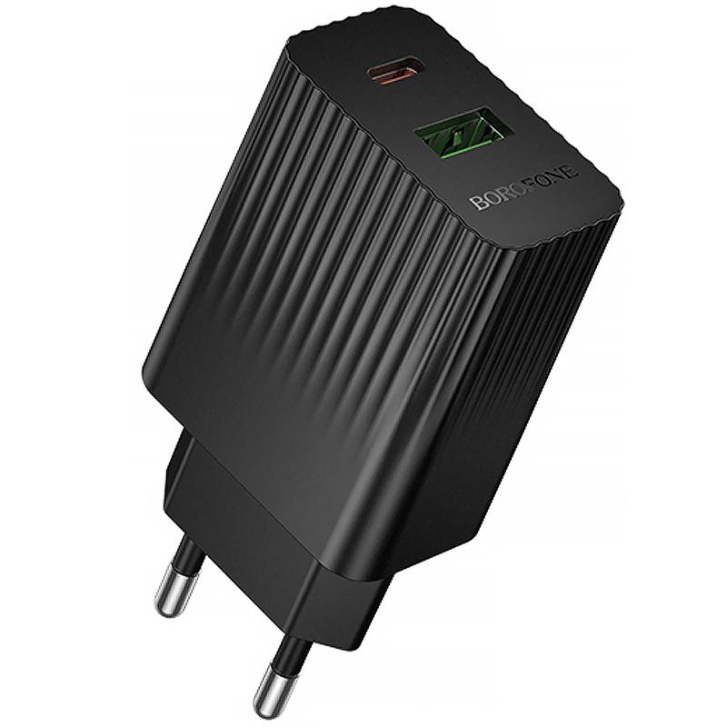 МЗП Borofone BAS76A Source PD30W+QC3.0  (1USB-A/1C) на малюнкі №1