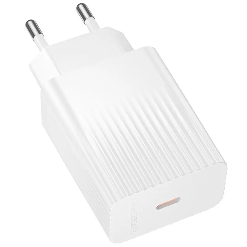 МЗП Borofone BAS75A Source PD30W (1USB-C), White 2, купити оптом з доставкою