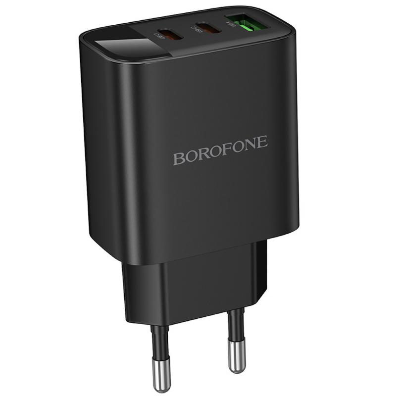 МЗП Borofone BA98A Ilustre with digital display PD30W (1USB-A/2C) на малюнкі №6