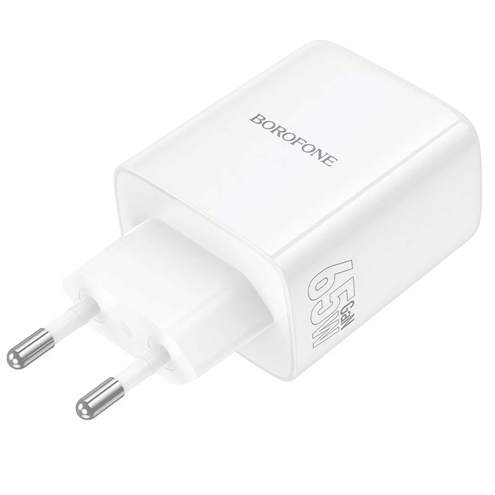 МЗП Borofone BN32 Cargador PD65W (1USB-A/2C), White 5, купити оптом з доставкою