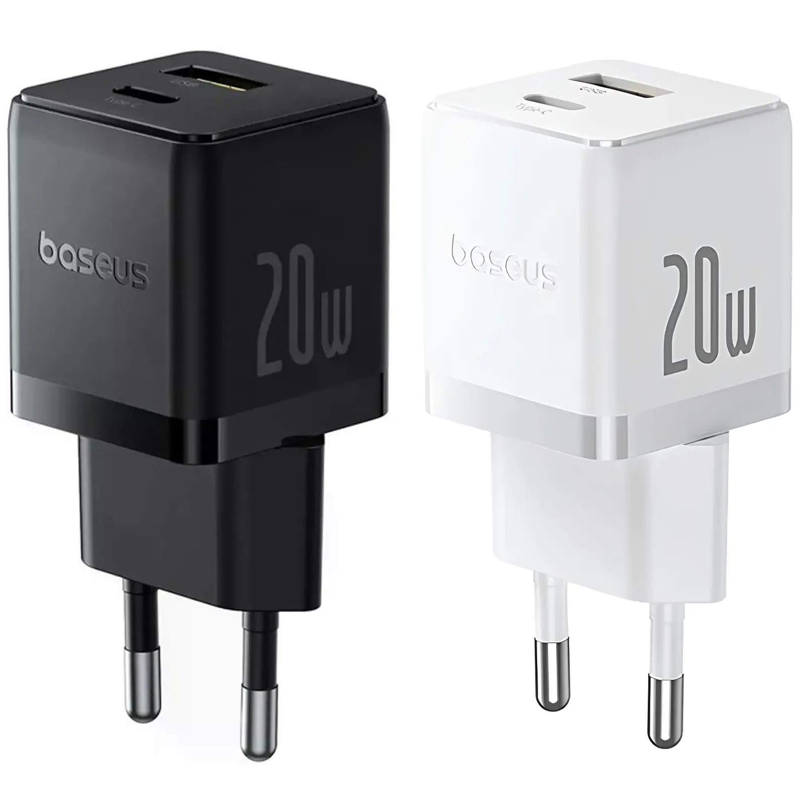 СЗУ Baseus Palm Fast Charger 20W (1USB-A/1C) (P10111608), купить оптом с доставкой