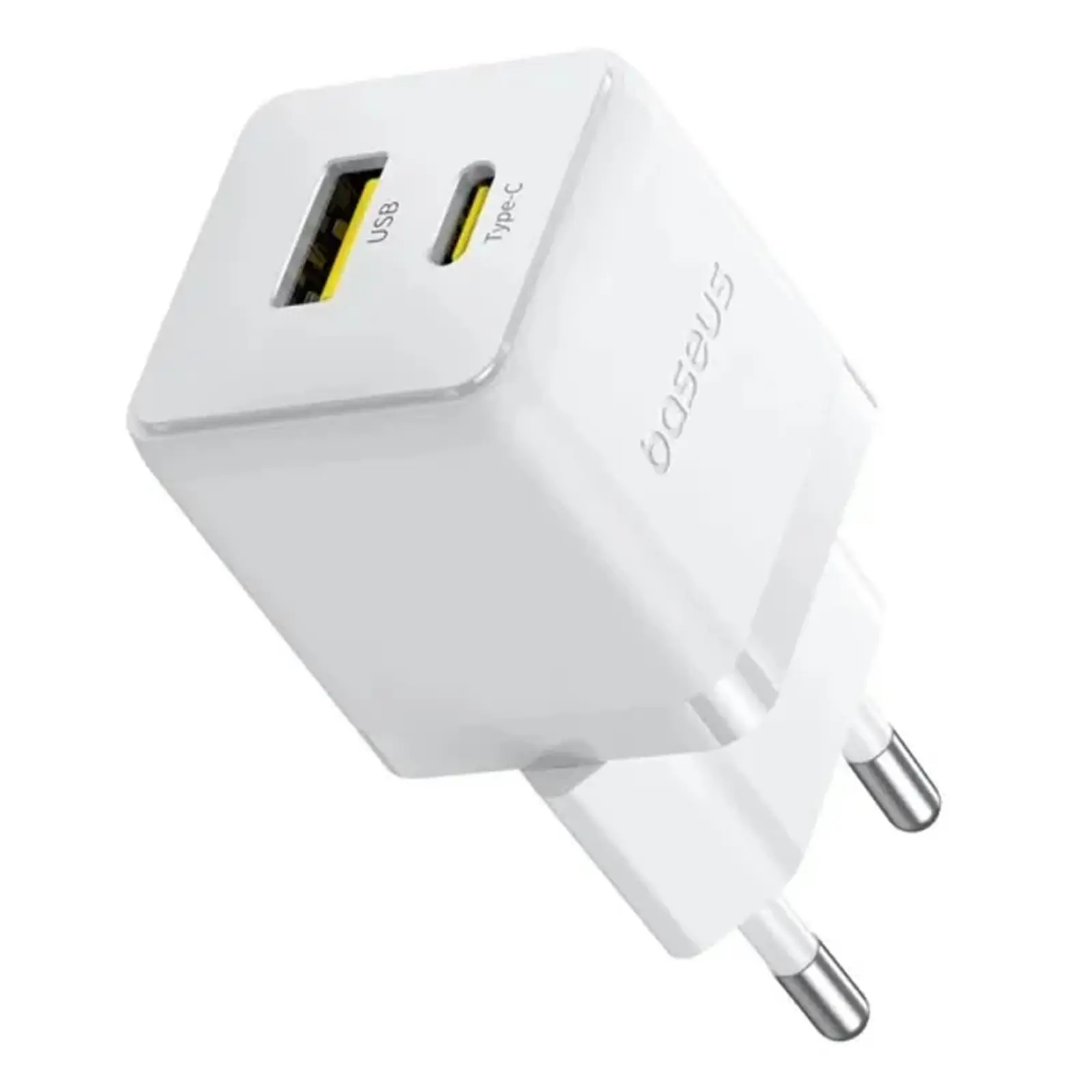 СЗУ Baseus Palm Fast Charger 20W (1USB-A/1C) (P10111608), Moon White 2, купить оптом с доставкой