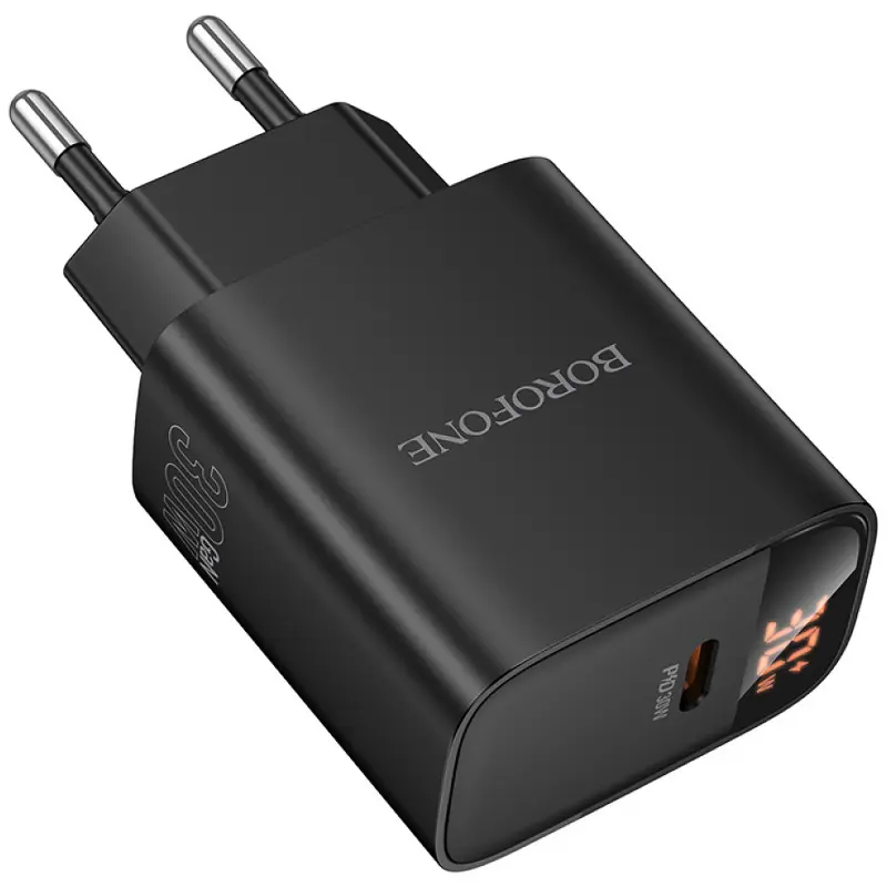 МЗП Borofone BA97A PD30W (1USB-C), Black 2, купити оптом з доставкою
