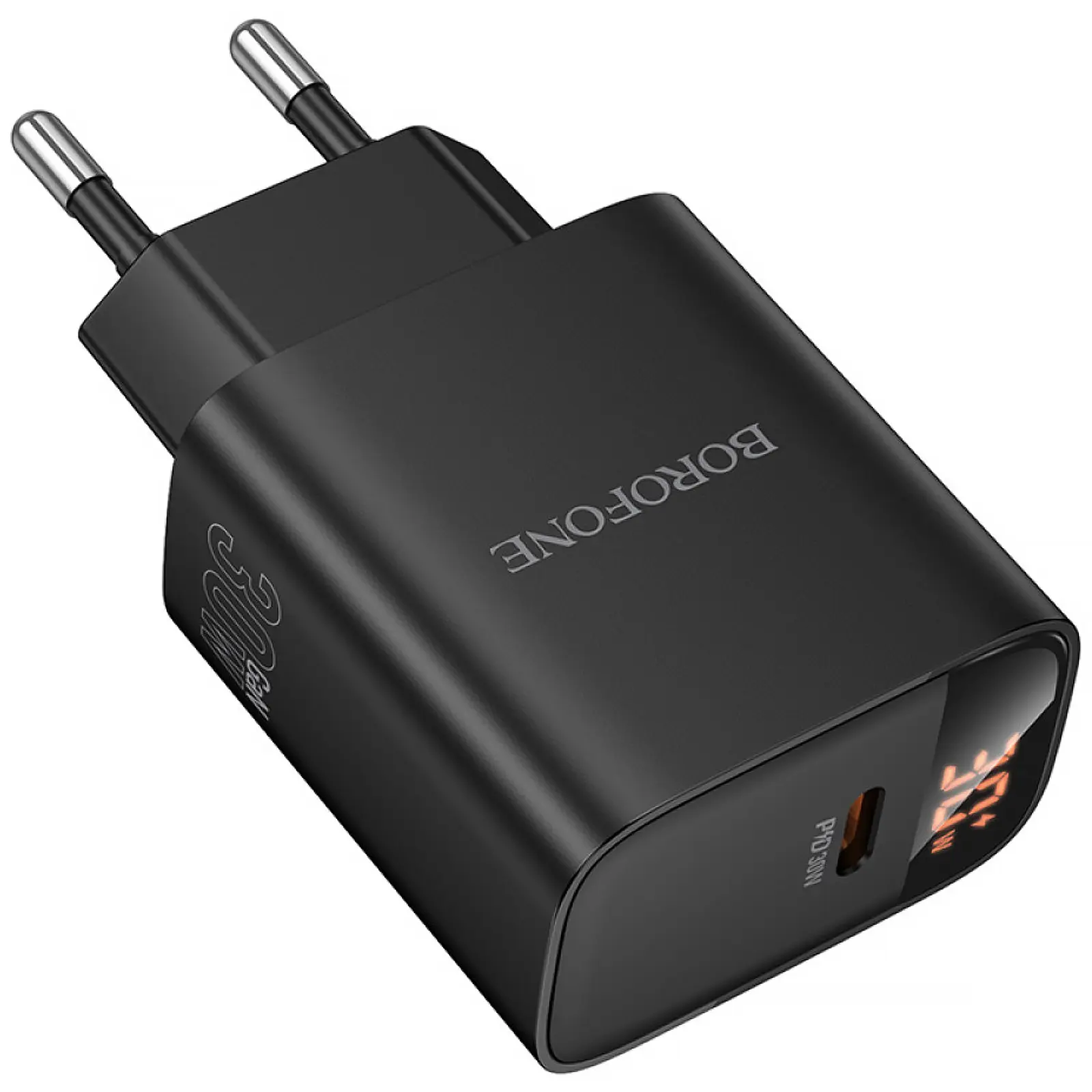 МЗП Borofone BA97A PD30W (1USB-C), Black 2, купити оптом з доставкою