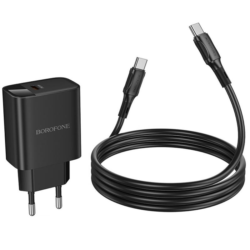 МЗП Borofone BA97A PD30W (1USB-C) + кабель Type-C to Type-C на малюнкі №6
