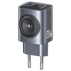 Уцінка МЗП Usams US-CC293 T67 Multifunctional iWatch Charger 20W (1USB-A/1C)