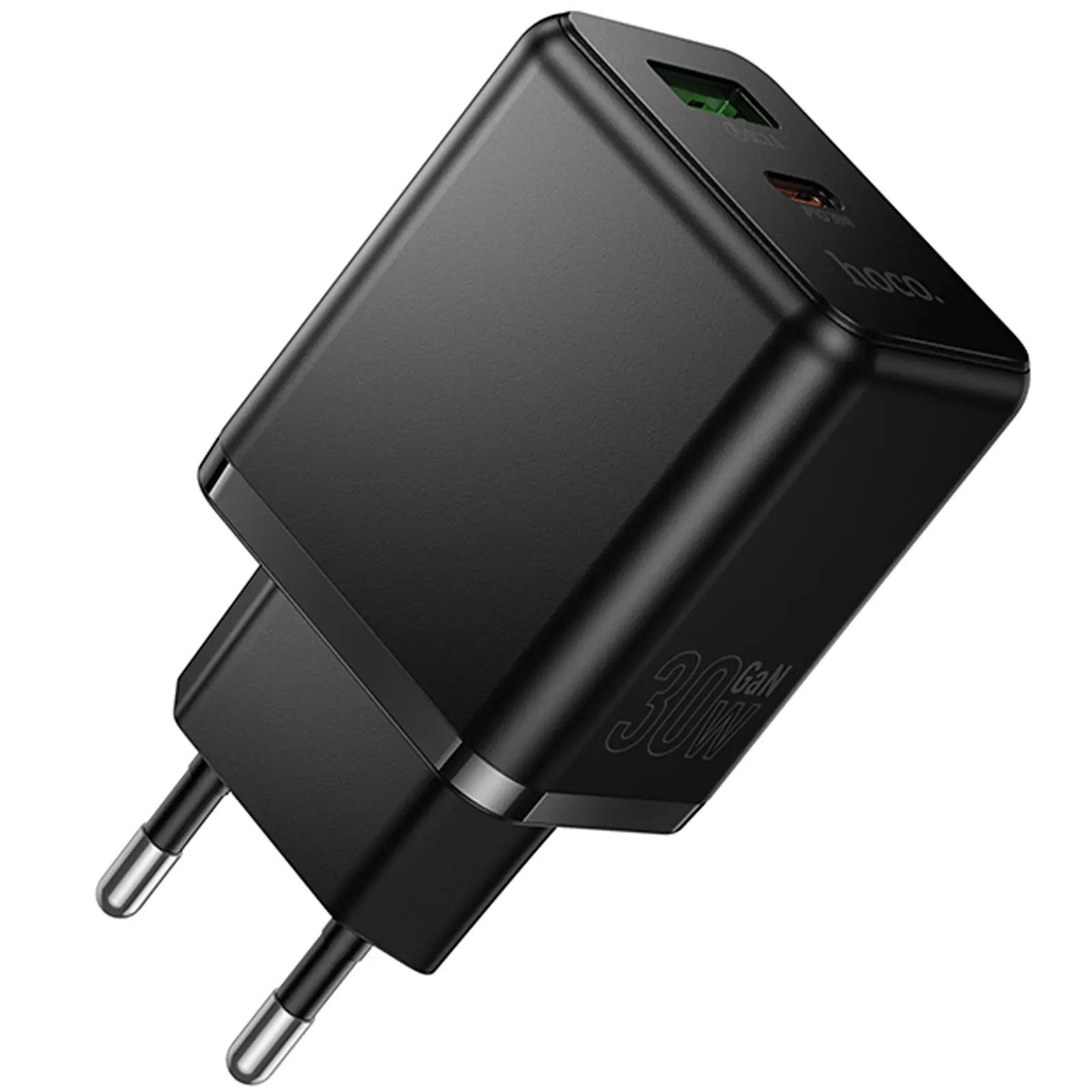 СЗУ Hoco C157A Smart PD30W+QC3.0 (1USB-A/1C), Black 3, купить оптом с доставкой