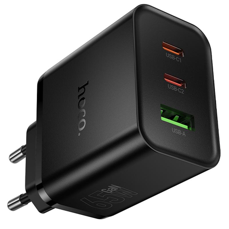 МЗП Hoco N75 Grande 65W QC+PD (1USB-A/2C) на малюнкі №5