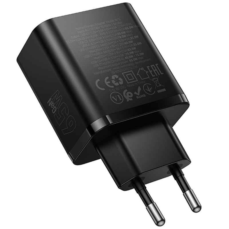 МЗП Hoco N75 Grande 65W QC+PD (1USB-A/2C) на малюнкі №6