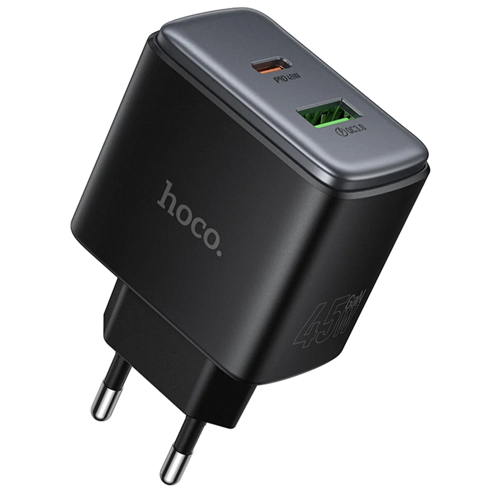 СЗУ Hoco C158A Upgrade PD45W (1USB-A/1C), купить оптом с доставкой