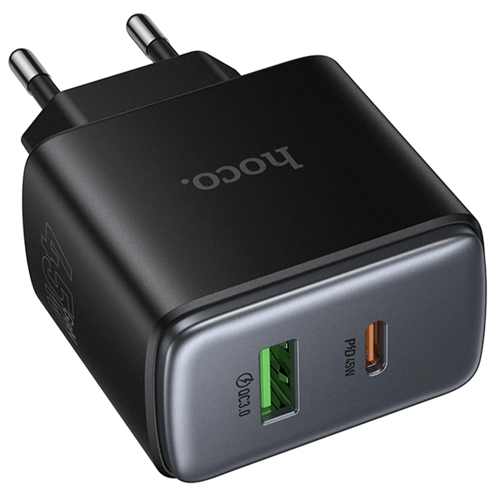 СЗУ Hoco C158A Upgrade PD45W (1USB-A/1C), Black 1, купить оптом с доставкой