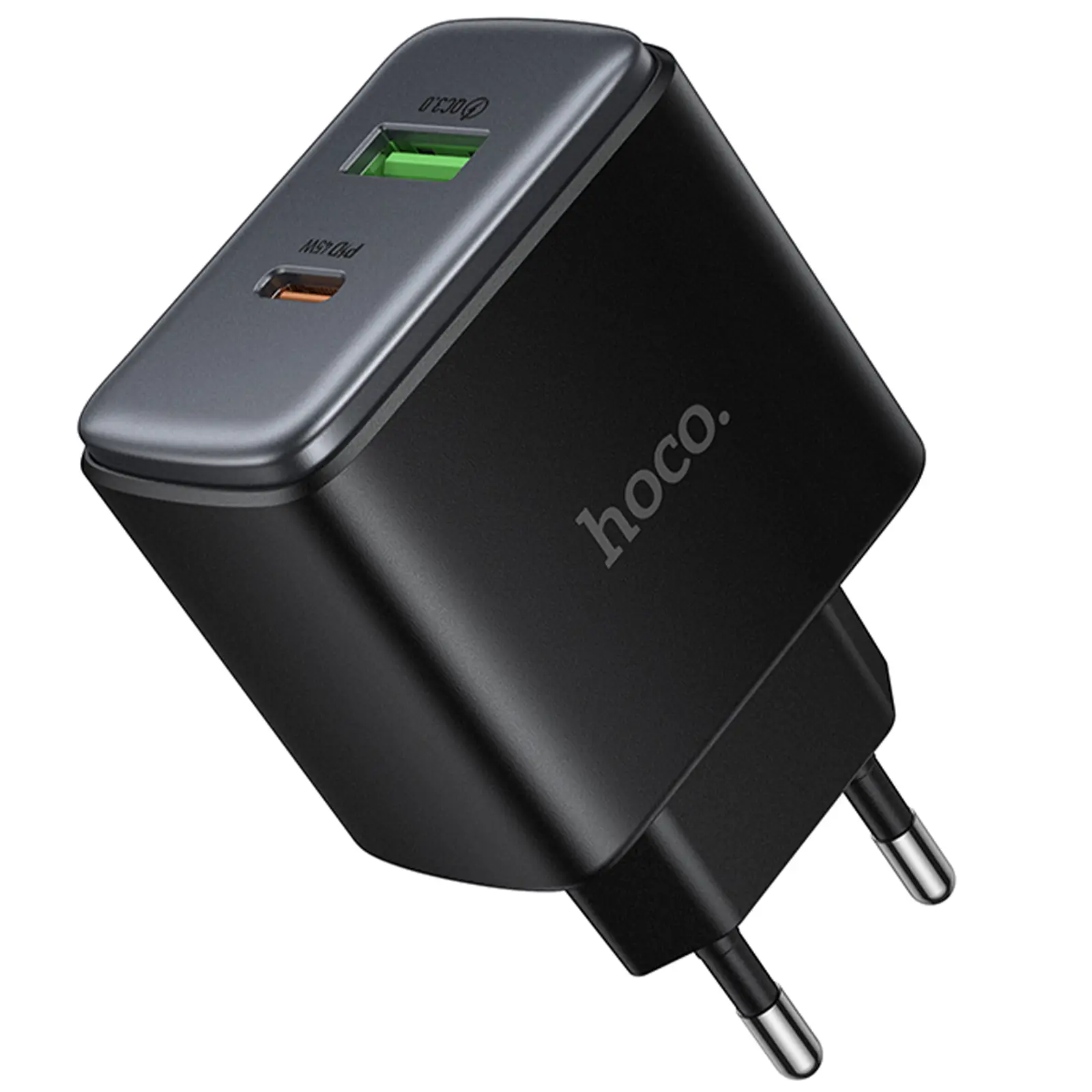 СЗУ Hoco C158A Upgrade PD45W (1USB-A/1C), Black 2, купить оптом с доставкой