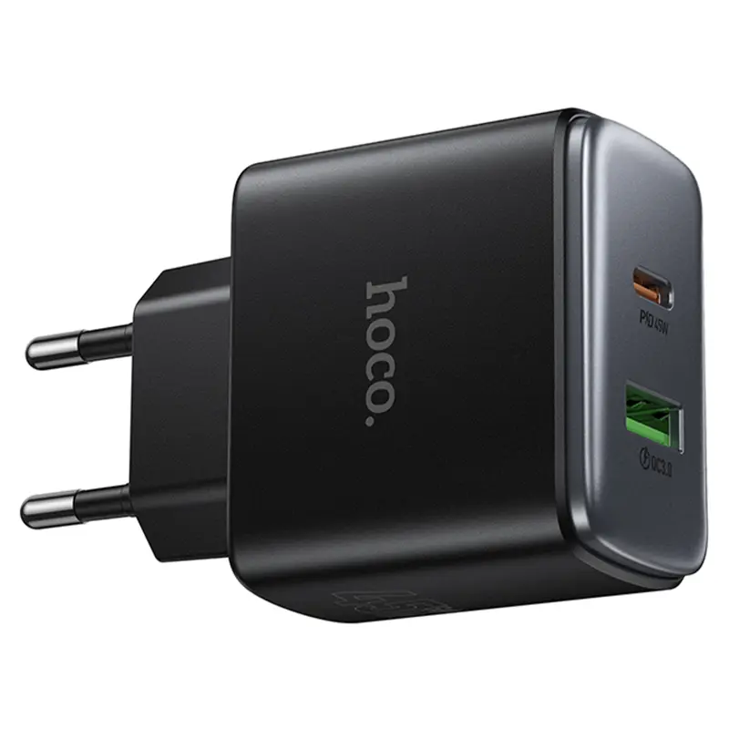 СЗУ Hoco C158A Upgrade PD45W (1USB-A/1C), Black 3, купить оптом с доставкой