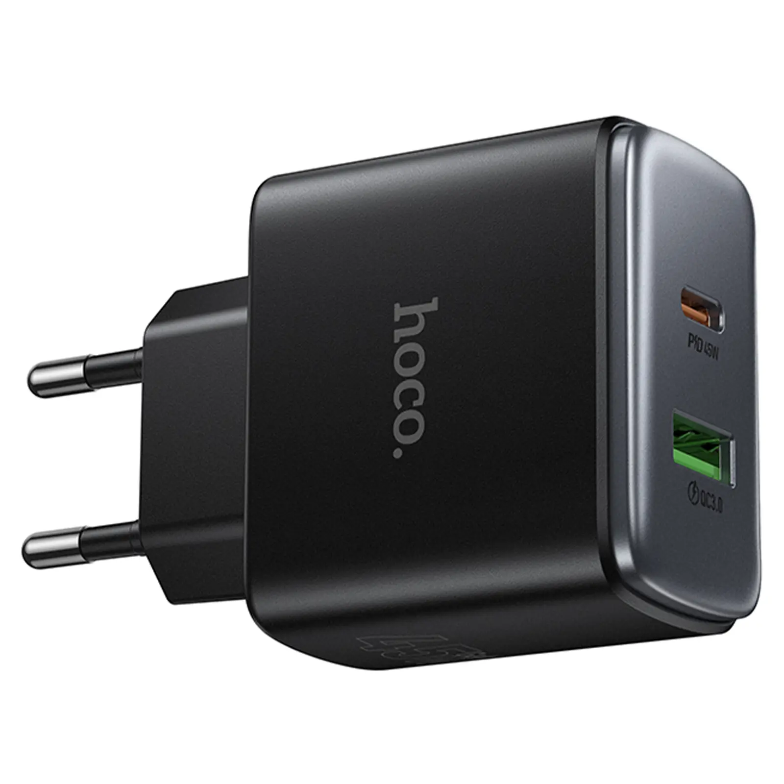 СЗУ Hoco C158A Upgrade PD45W (1USB-A/1C), Black 3, купить оптом с доставкой