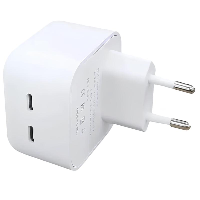 МЗП 35W Dual Mini Power Adapter for Apple (2USB-C) (AA) (box) на малюнкі №2