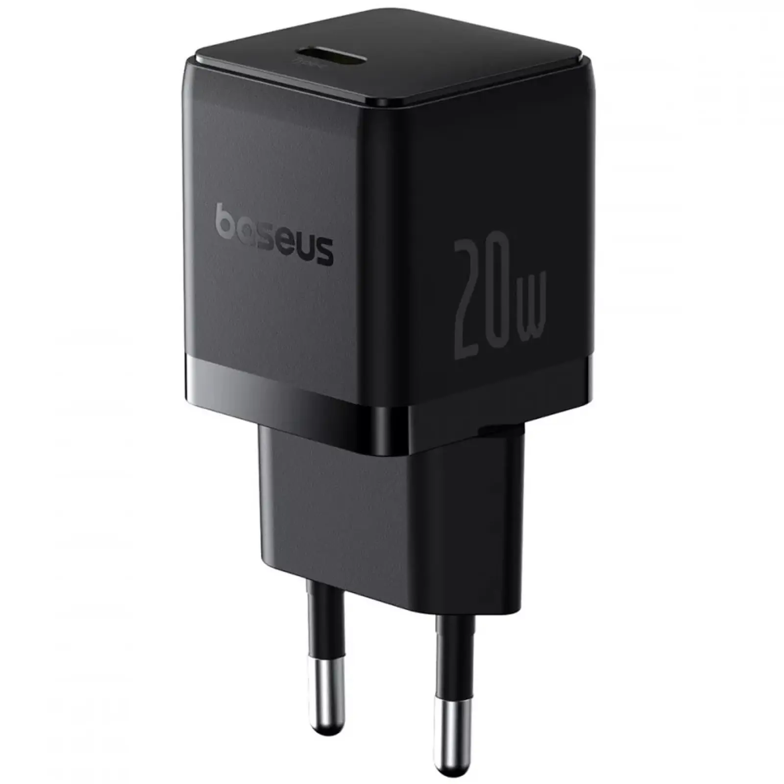 МЗП Baseus Palm Fast Charger 20W (1USB-C) (P10111602), Cluster Black, купити оптом з доставкою