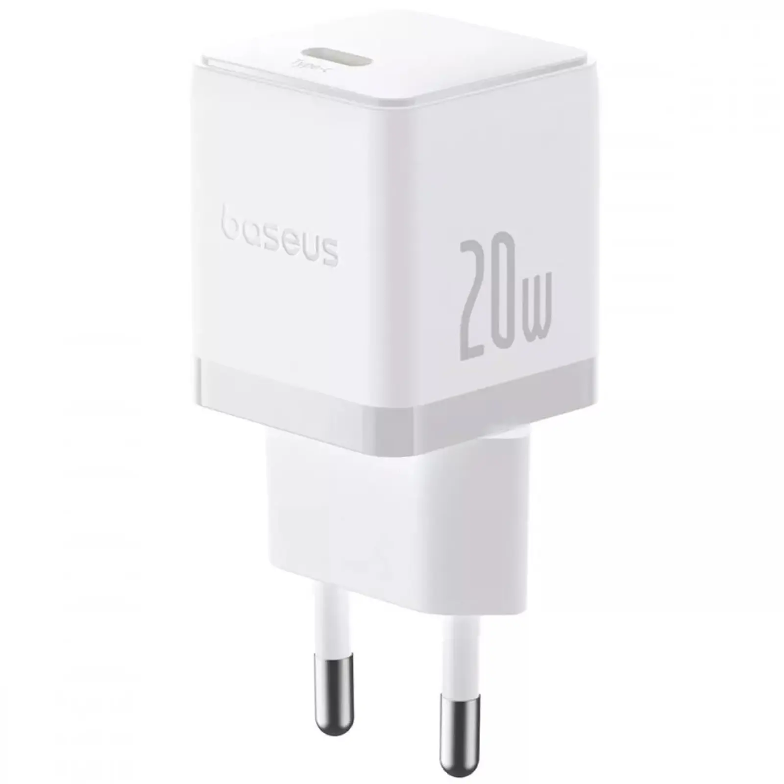 МЗП Baseus Palm Fast Charger 20W (1USB-C) (P10111602), Moon White, купити оптом з доставкою