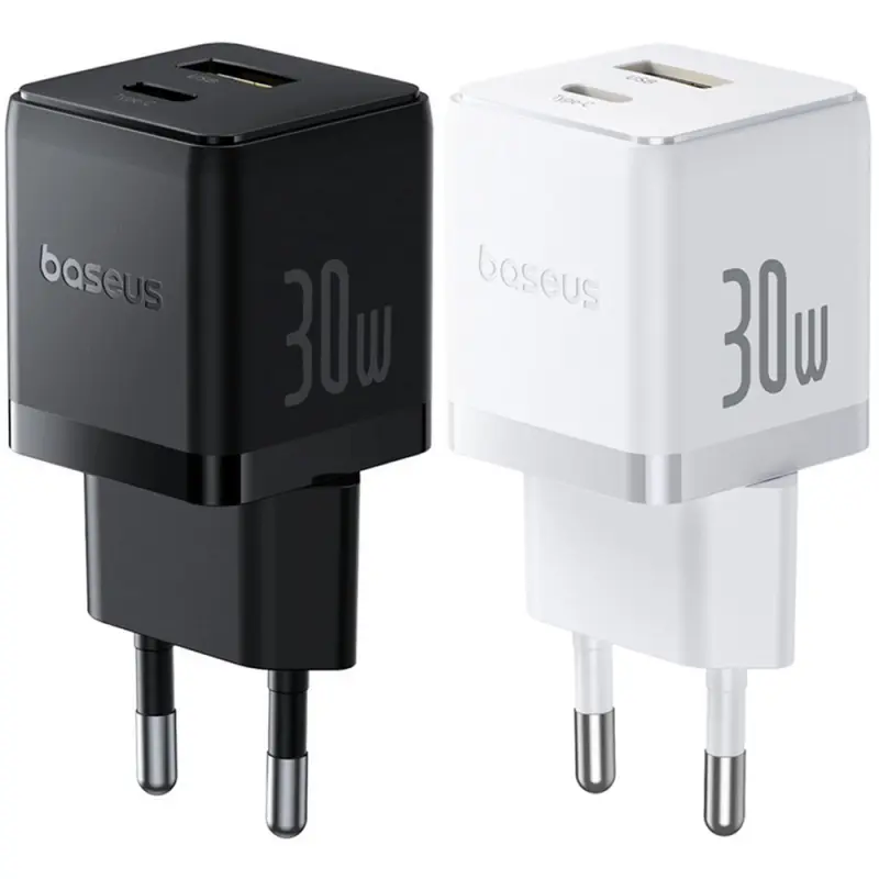 СЗУ Baseus Palm Fast Charger 30W (1USB-A/1C) (P1011160A), купить оптом с доставкой
