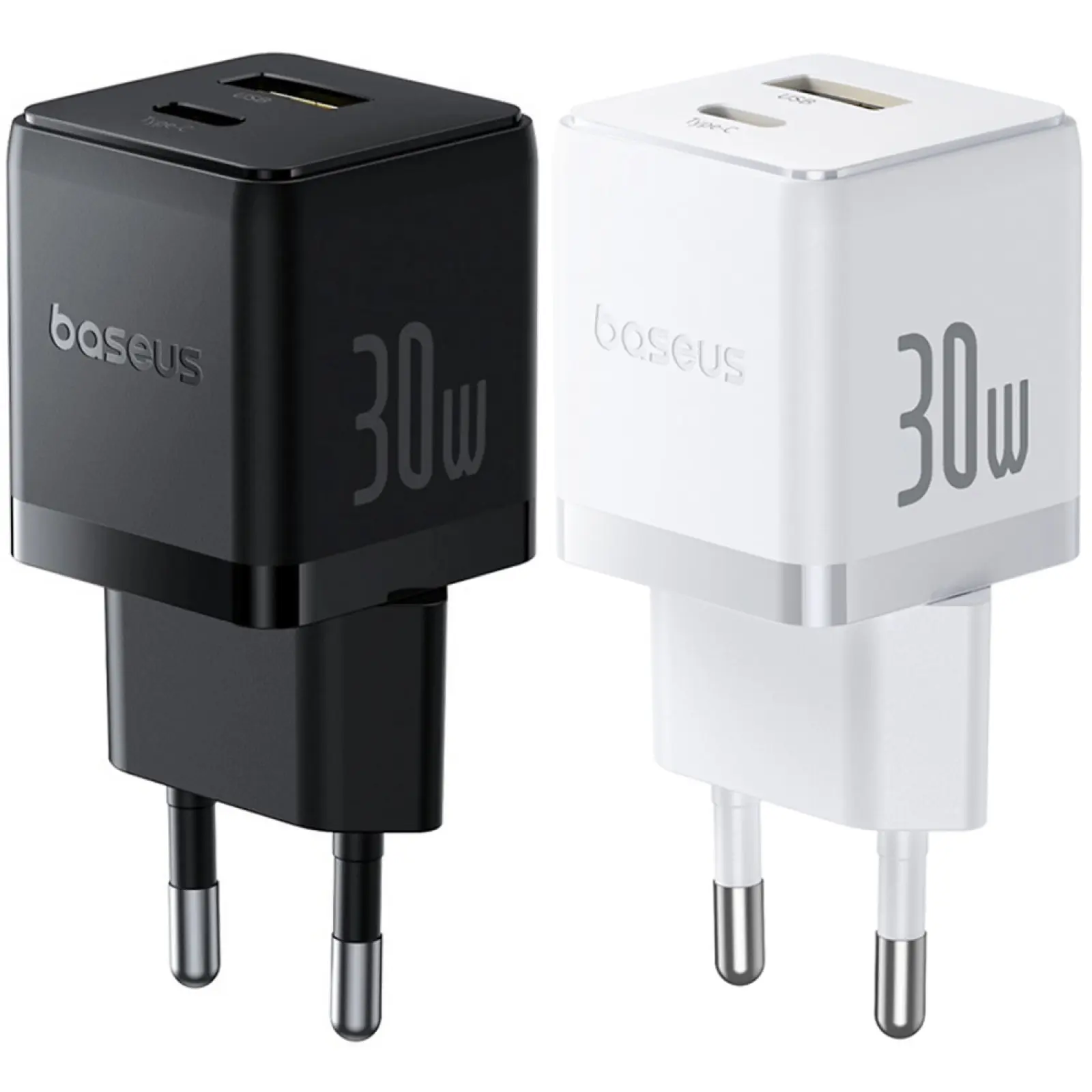 СЗУ Baseus Palm Fast Charger 30W (1USB-A/1C) (P1011160A), купить оптом с доставкой