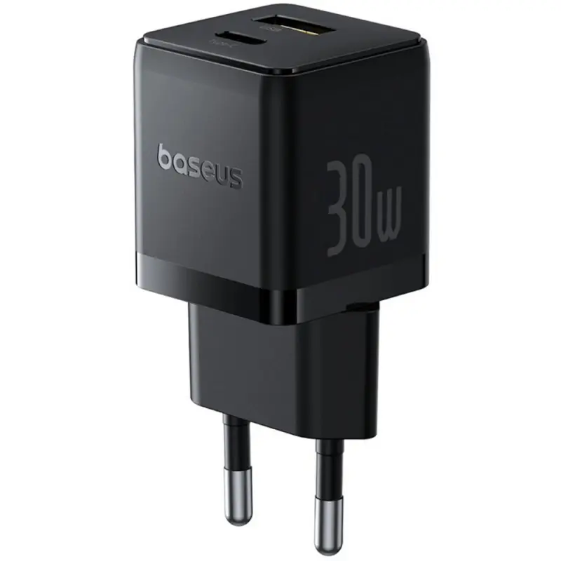 СЗУ Baseus Palm Fast Charger 30W (1USB-A/1C) (P1011160A), Cluster Black, купить оптом с доставкой