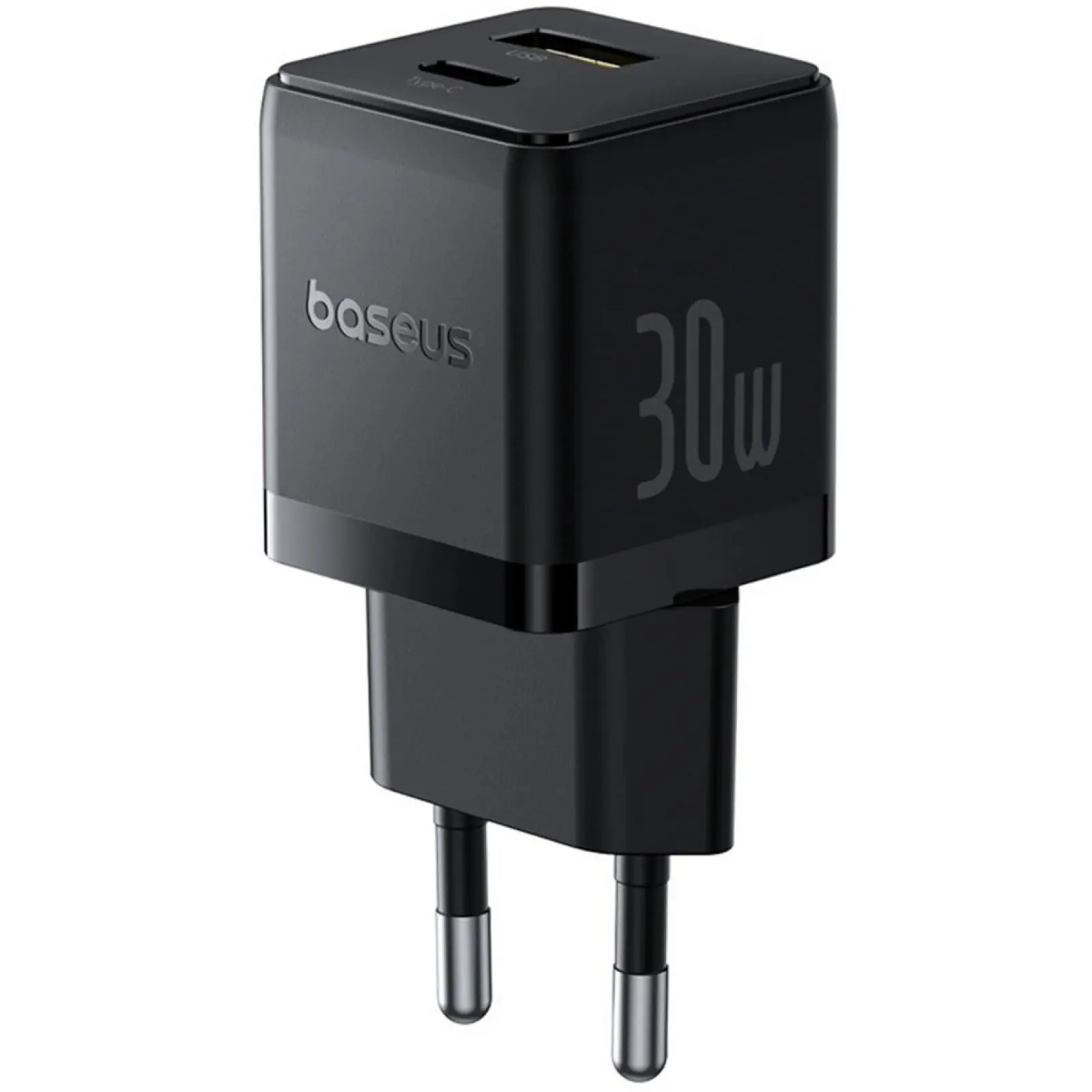 СЗУ Baseus Palm Fast Charger 30W (1USB-A/1C) (P1011160A), Cluster Black, купить оптом с доставкой