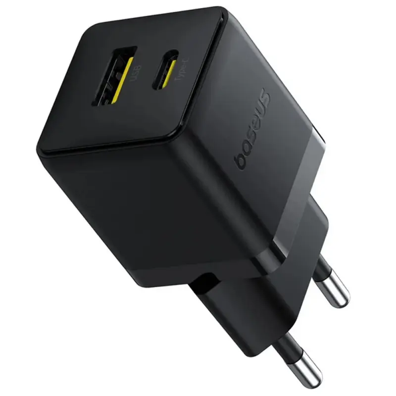 СЗУ Baseus Palm Fast Charger 30W (1USB-A/1C) (P1011160A), Cluster Black 2, купить оптом с доставкой