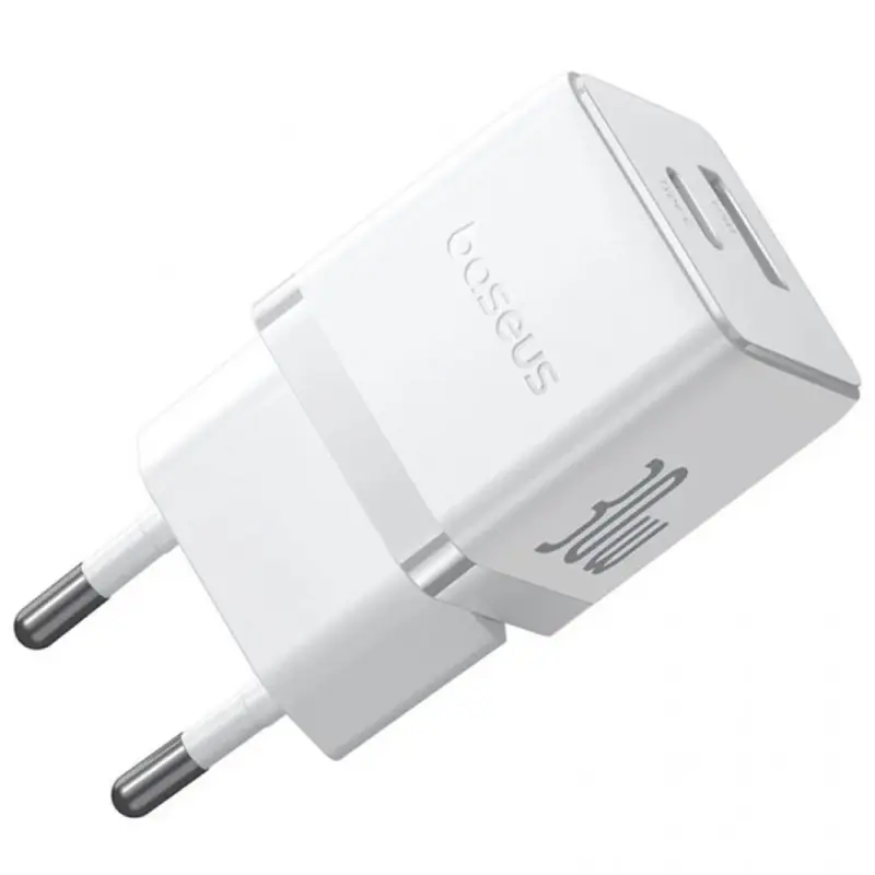 СЗУ Baseus Palm Fast Charger 30W (1USB-A/1C) (P1011160A), Moon White 1, купить оптом с доставкой
