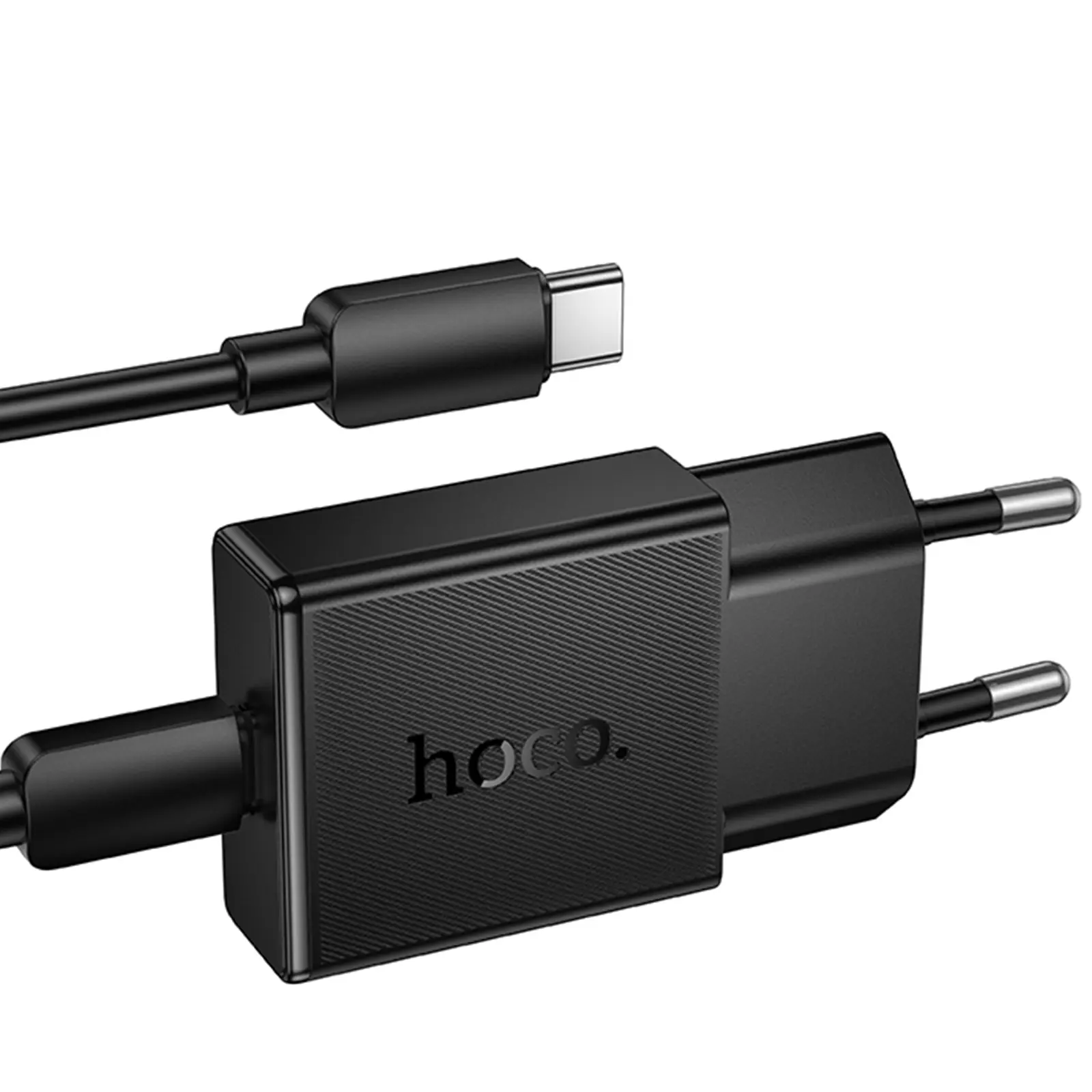 СЗУ Hoco N72 Speed ultra-thin PD20W (1USB-C) + кабель Type-C to Type-C, Black 2, купить оптом с доставкой