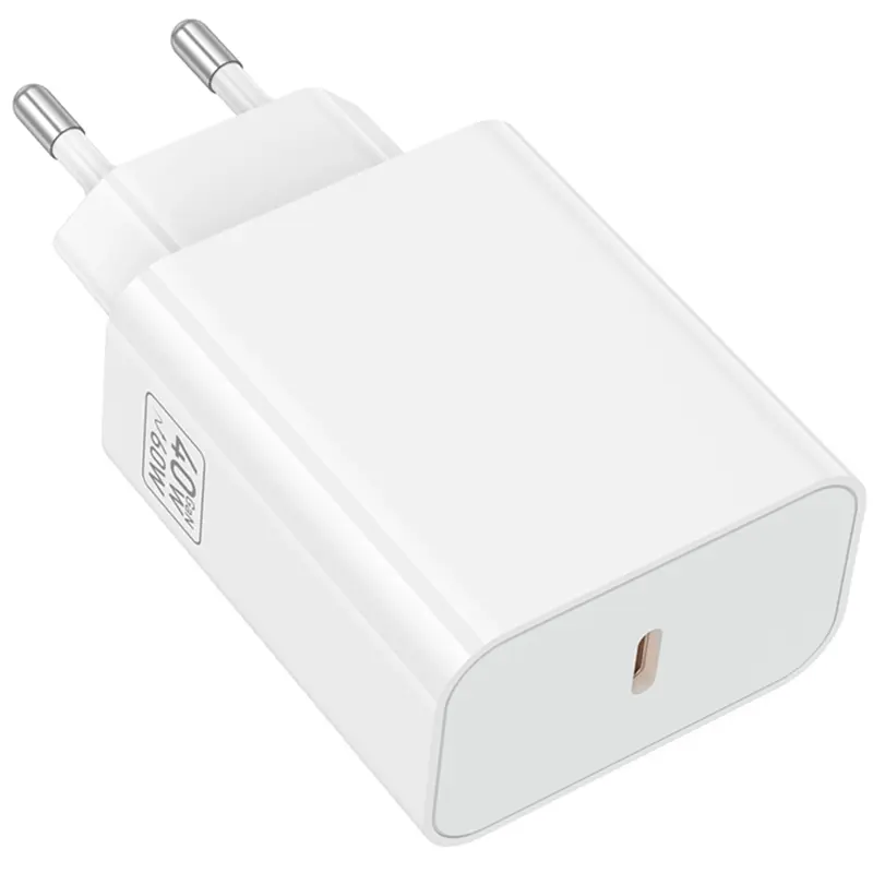 МЗП Hoco C162A Source PD40W (1USB-C), White 5, купити оптом з доставкою